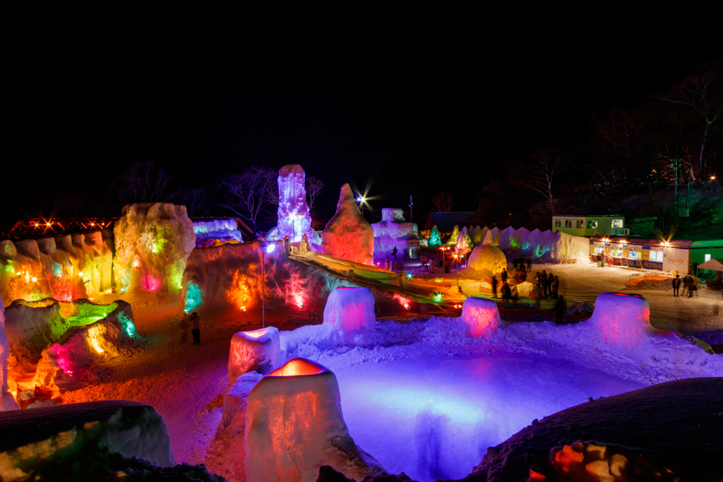 夜の氷濤祭り