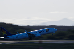 飛行機流し撮り