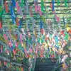 色とりどりの風鈴