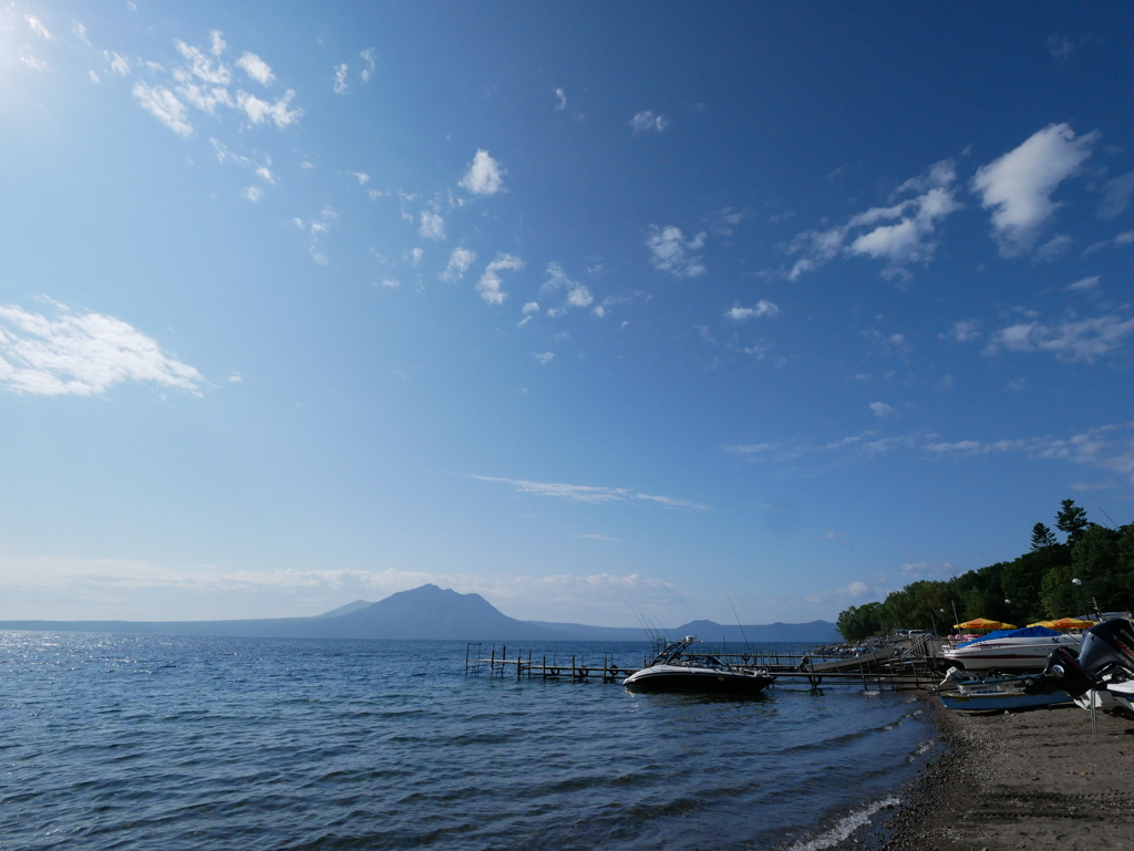 【2017北海道車中泊一人旅】支笏湖の朝