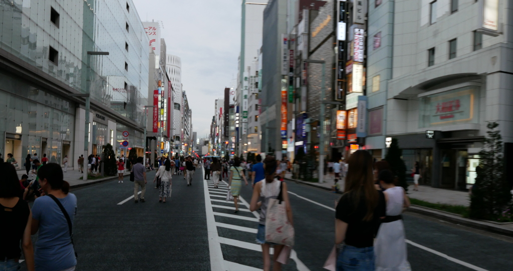 【2017東京旅行】銀座ホコ天