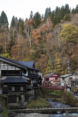 銀山温泉　山間の里6