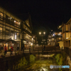 銀山温泉　山間の夜景2