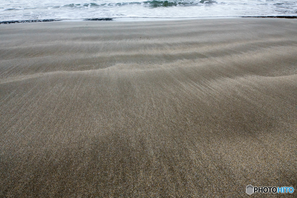 冬　浜辺