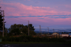 しばらく見てない夕焼けの空