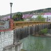 芝桜へ渡る橋