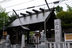 雨の神社