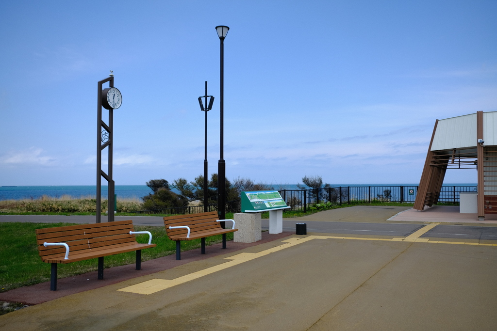 海が見える公園