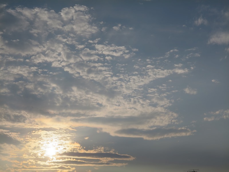 夕日