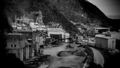 石灰採掘場