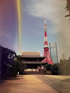 増上寺と東京タワー