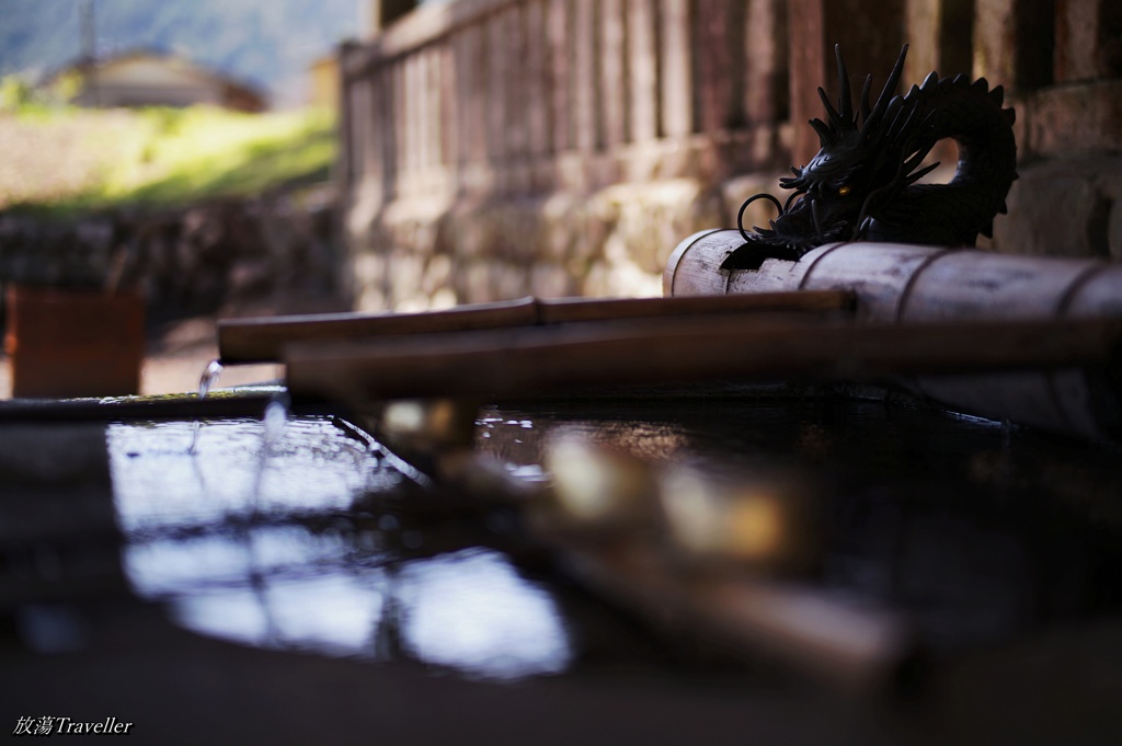 戸隠神社郡上：鎮座する水龍