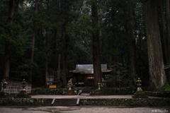 室生龍穴神社：木々の袂に