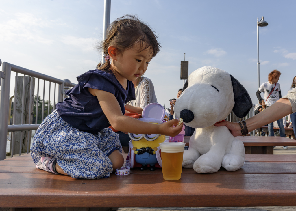 ビールとポップコーン（*´∀｀*）