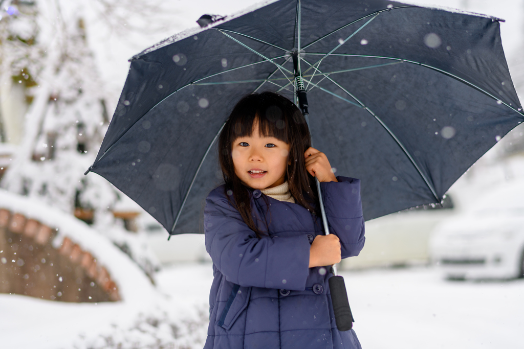 雪中散歩