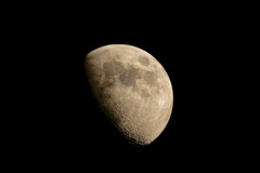 昨夜の月