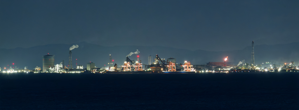 別府湾の工場夜景
