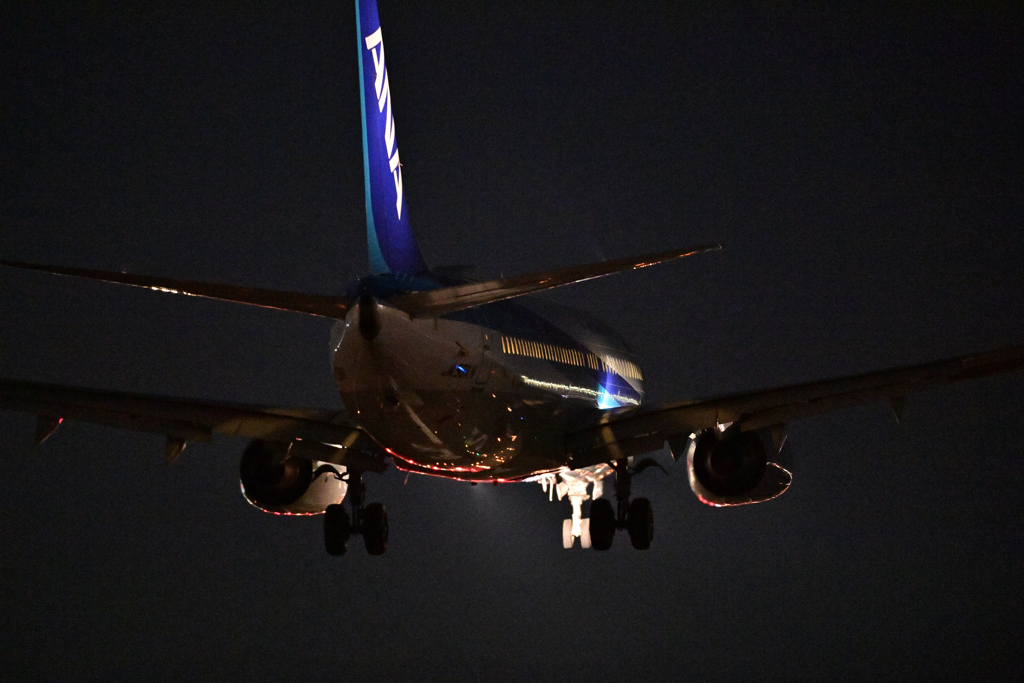 夜空に浮かぶ