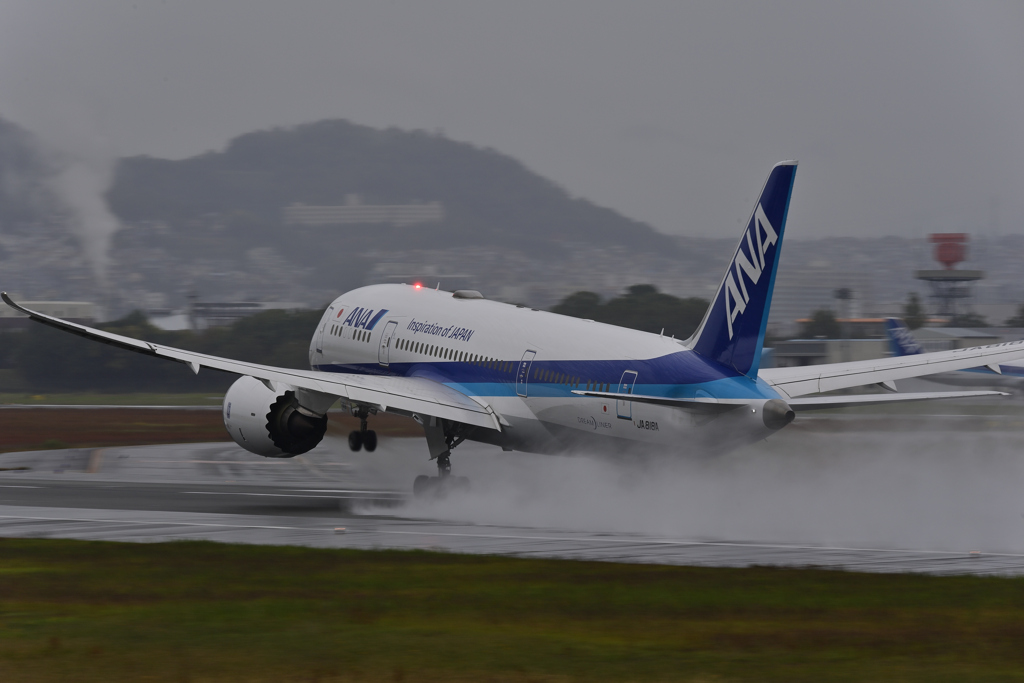ANA B787離陸
