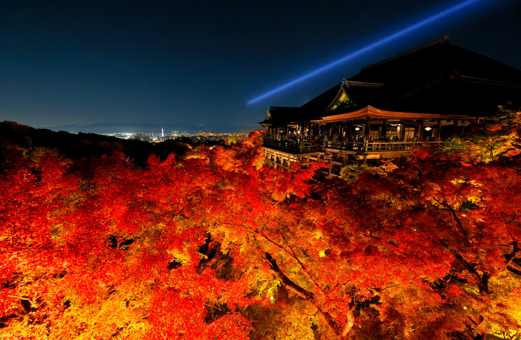 清水寺の紅葉