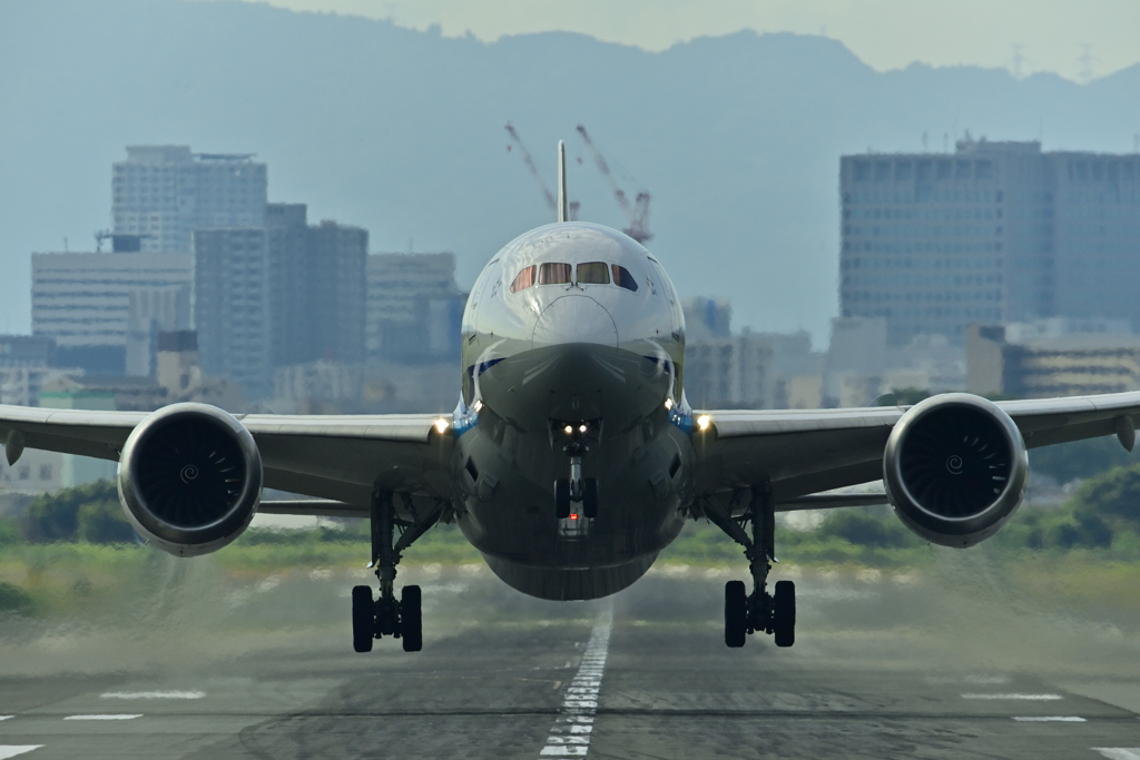 B787離陸