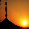 日本の夕暮れ