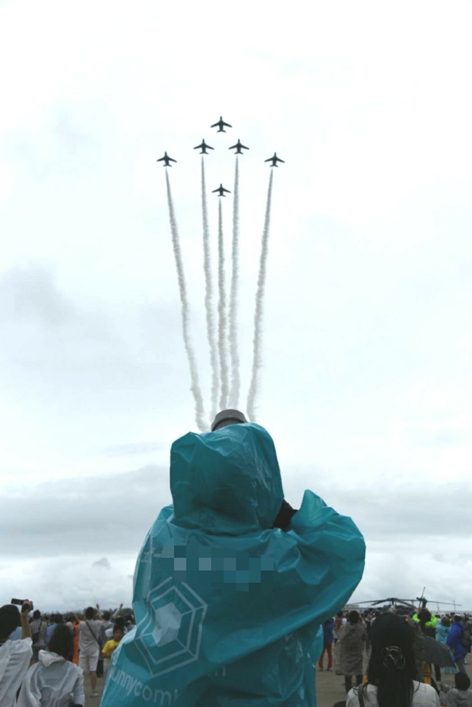 航空祭デビューは嵐…