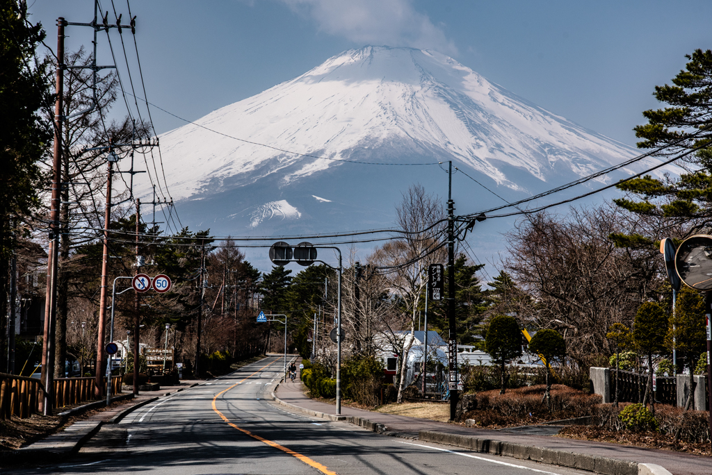 道端のフジヤマ