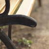 立岡自然公園のベンチ