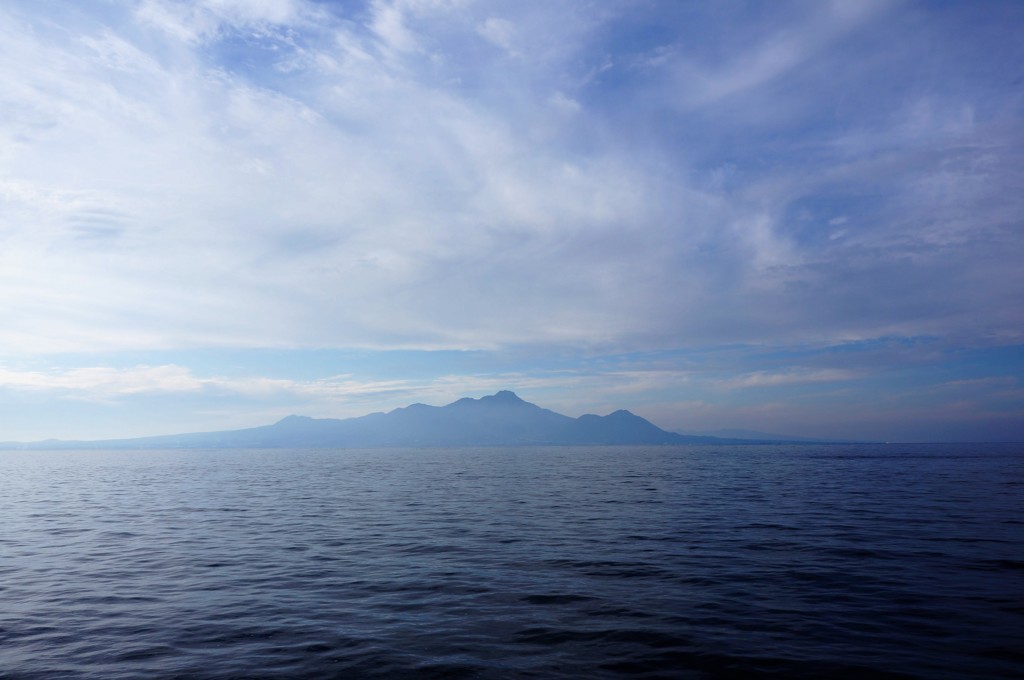 宇土マリーナから臨む島原方面