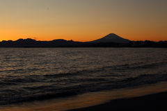 富士の影絵
