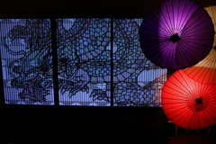 和のあかり展へ。