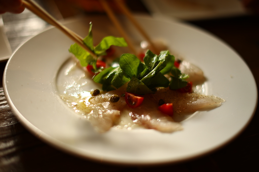 秒で消えた鮃のマリネ