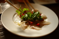 秒で消えた鮃のマリネ