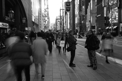 歩行者流しの妙