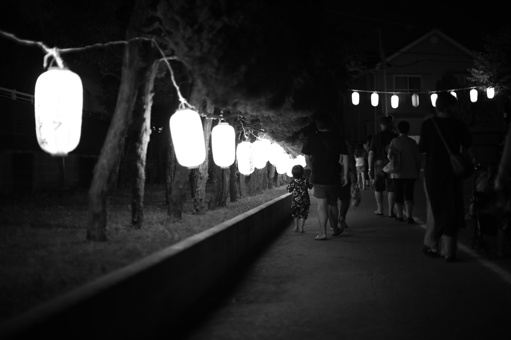 帰り道に