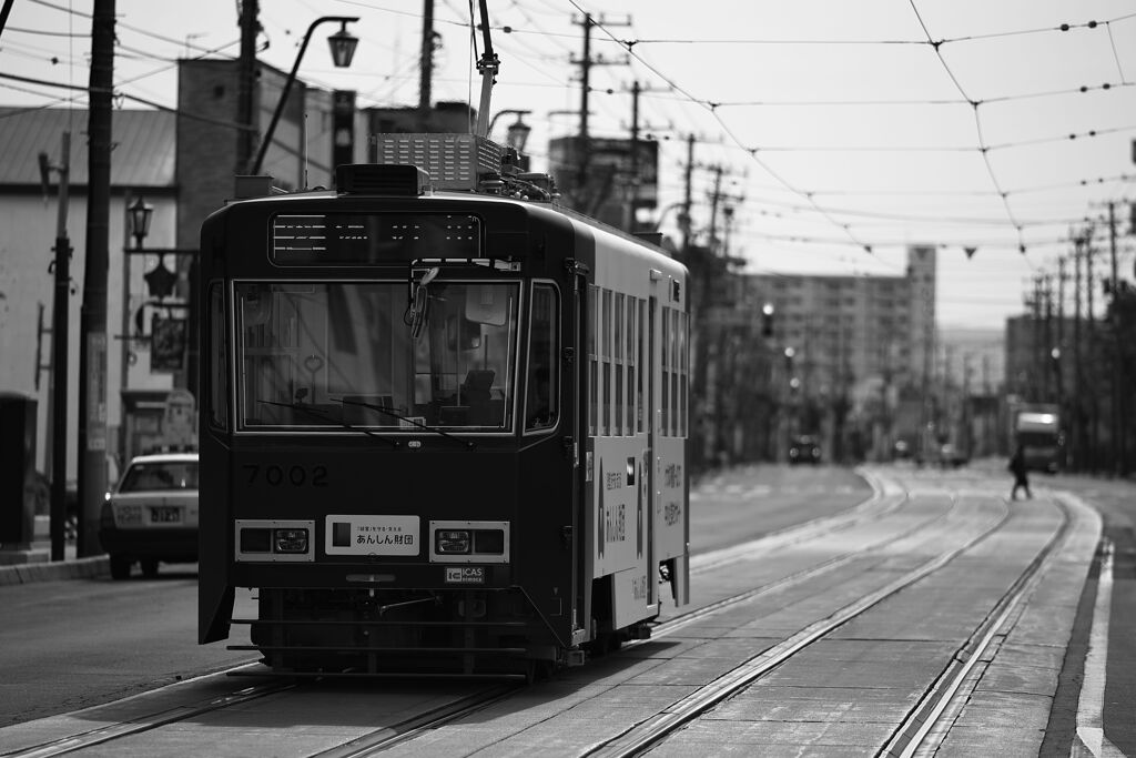 市電の走る街