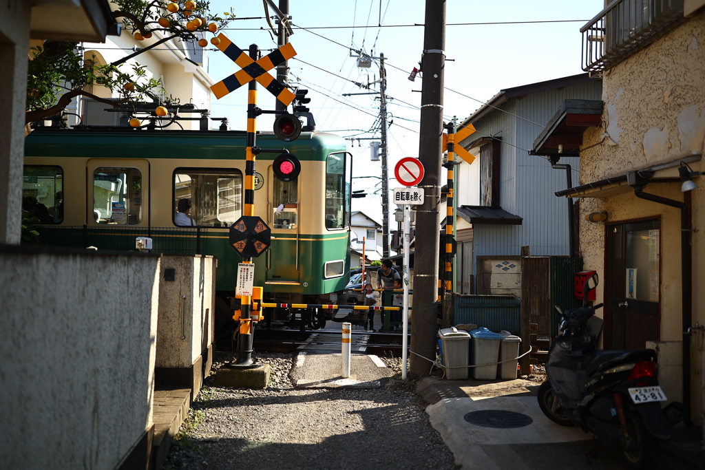 家の隣は江ノ電