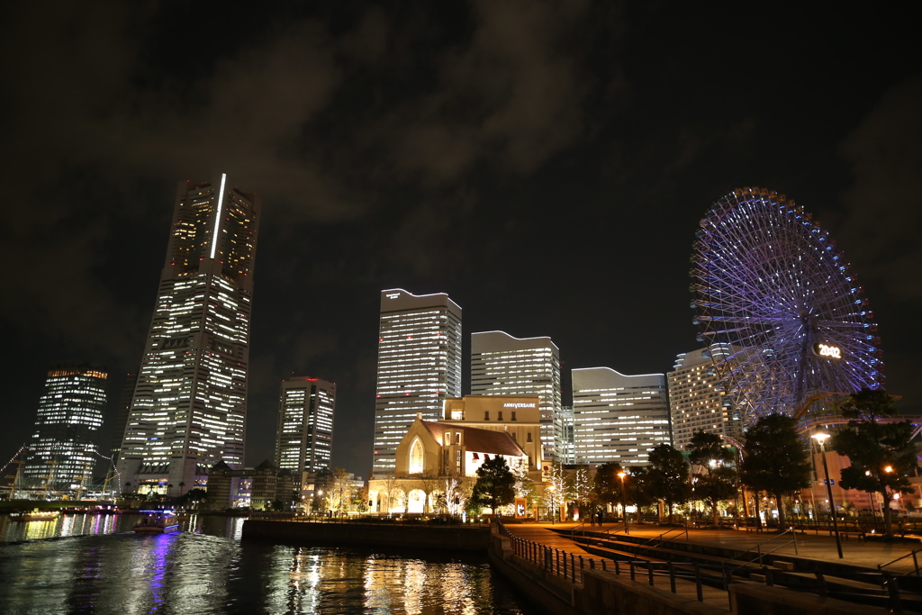 夜にお散歩