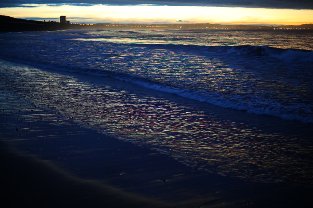 不思議な朝焼け