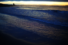 不思議な朝焼け