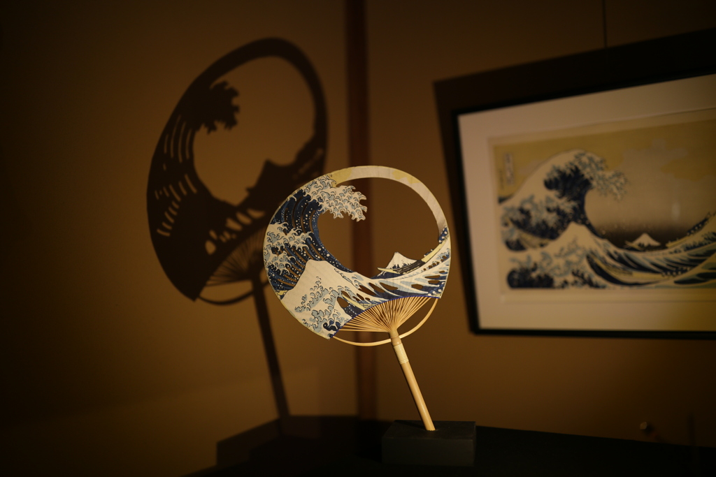 神奈川沖浪裏（影絵ウチワVer.