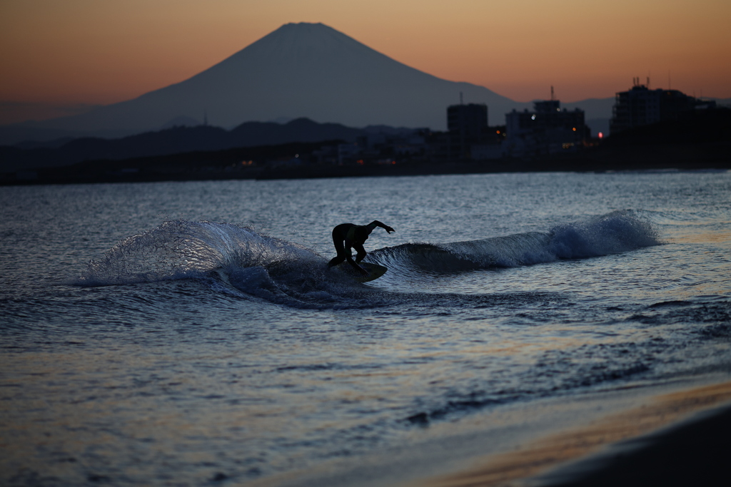 富士山も見入っていた