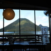 榛名湖畔で