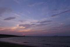 朝焼けを撮りに。