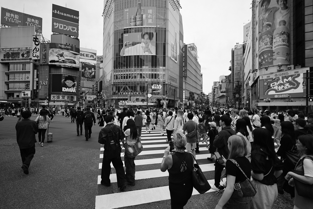 街を歩く