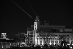 クイ～ンと光ってた。