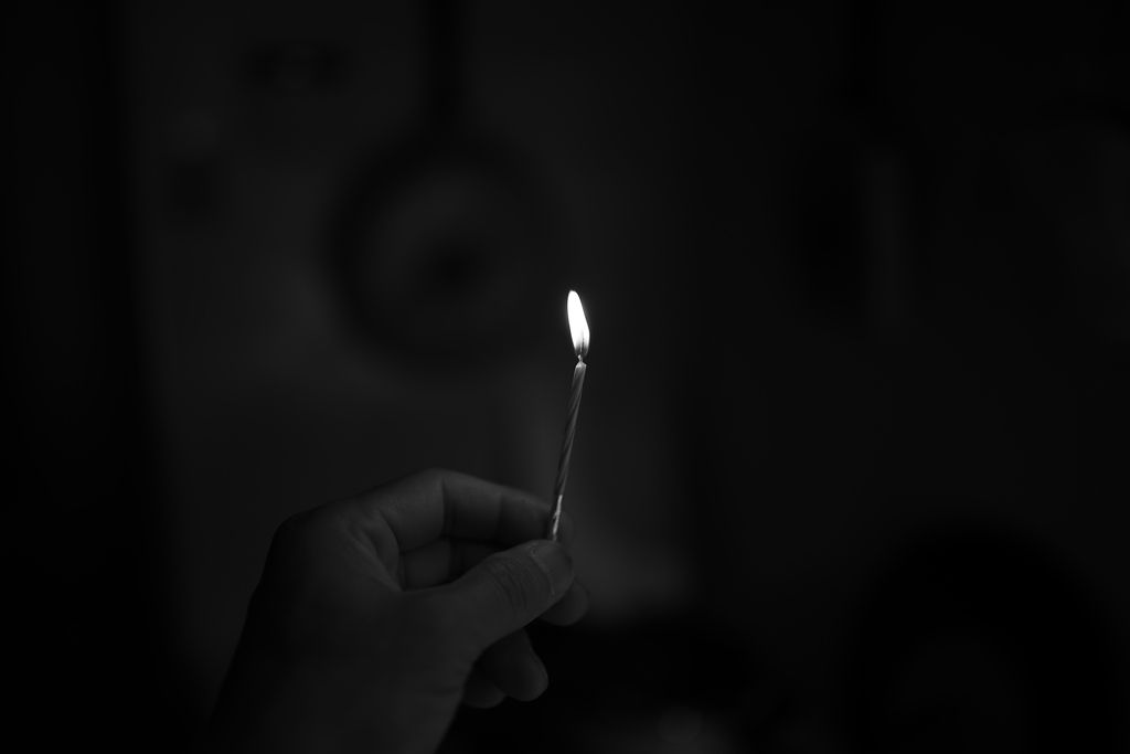 聖なる夜にわが家にて。