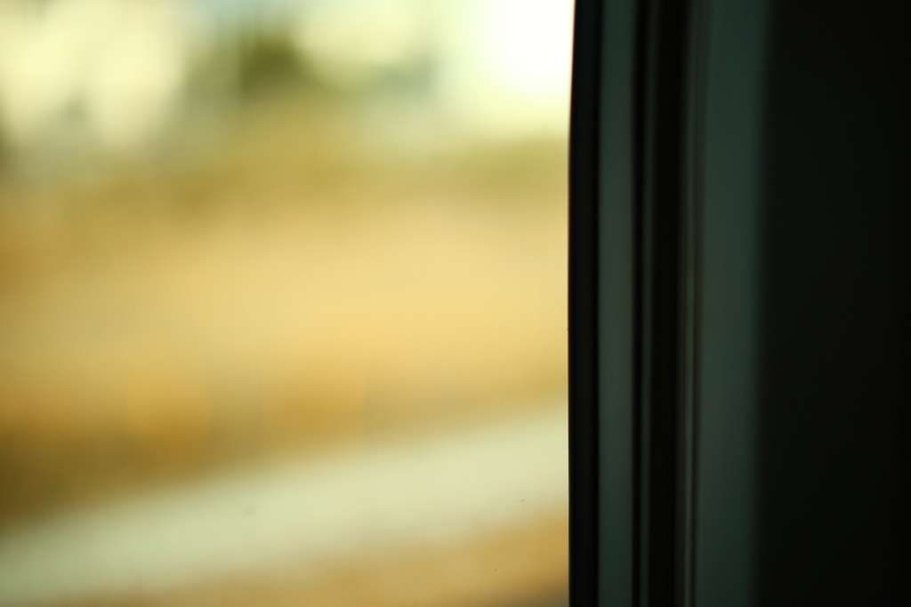 電車に乗って都会の街へ