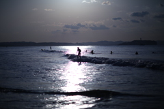 乗ってる人、撮ってる私